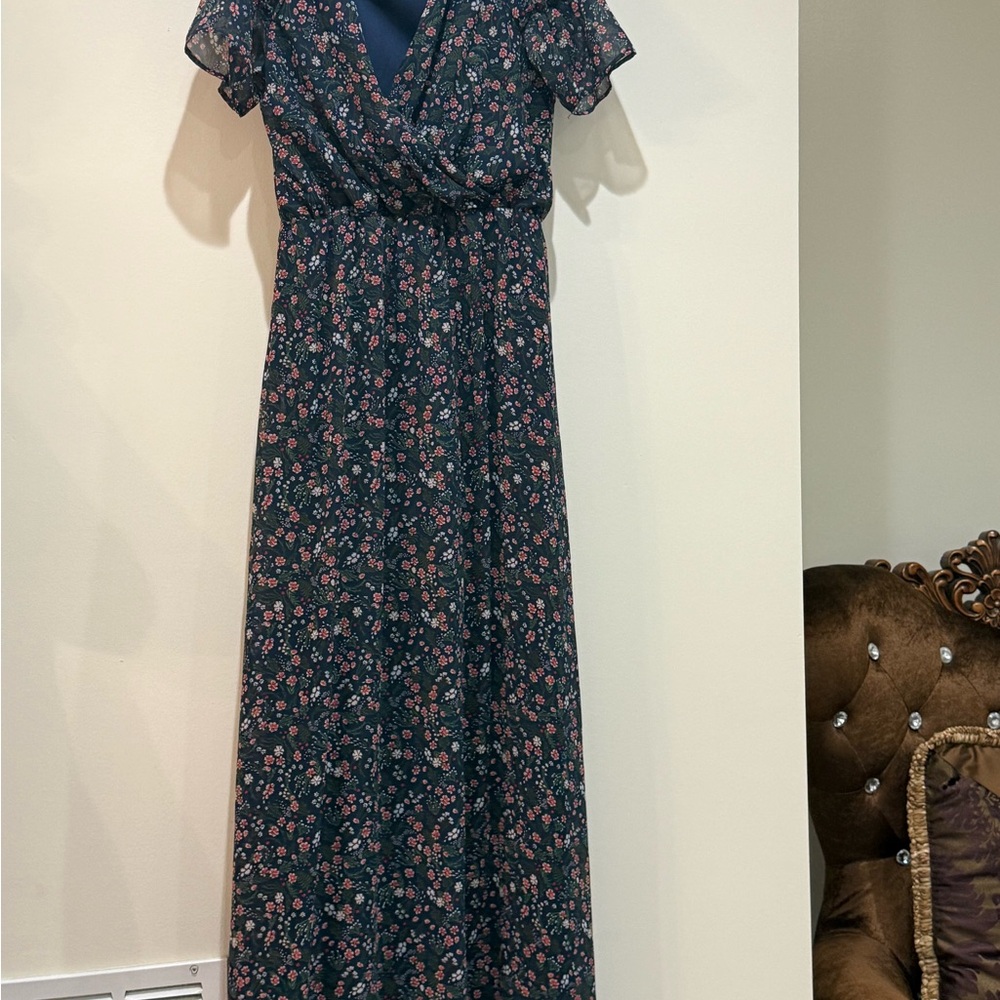 Floral Navy Dress